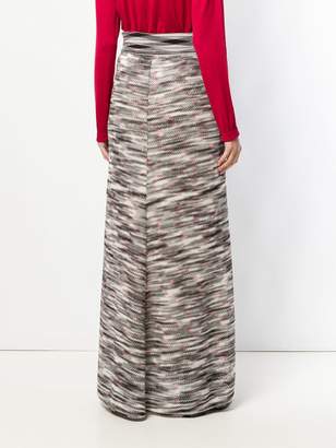Missoni knitted patterned skirt