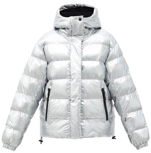 Bogner Fire & Ice Ranja Hooded Quilted Ski Jacket - Silver - ShopStyle