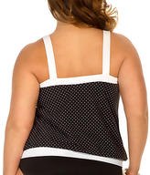 Thumbnail for your product : Miraclesuit Pin Point Breezy Wire-Free Tankini Top Plus Size