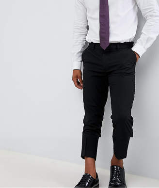 ASOS Design DESIGN skinny cropped smart trousers in black