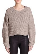 Thumbnail for your product : Helmut Lang Soft Grid Chunky-Knit Cocoon Sweater