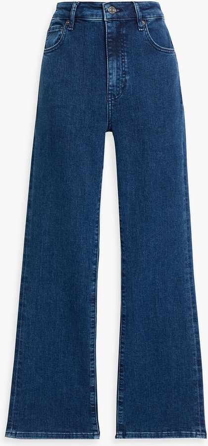 Frame The Reboot Crop high-rise bootcut jeans