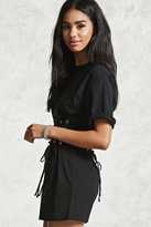 Thumbnail for your product : Forever 21 Contemporary Lace-Up Tunic