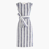 Thumbnail for your product : J.Crew Petite belted dress in linen