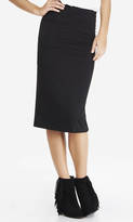 Thumbnail for your product : Express Stretch Knit Midi Pencil Skirt