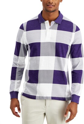 macys mens long sleeve polo shirts