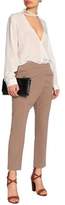 Thumbnail for your product : Michelle Mason Wrap-Effect Cady Tapered Pants