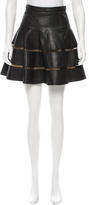 Thumbnail for your product : Tibi Leather Mini Skirt