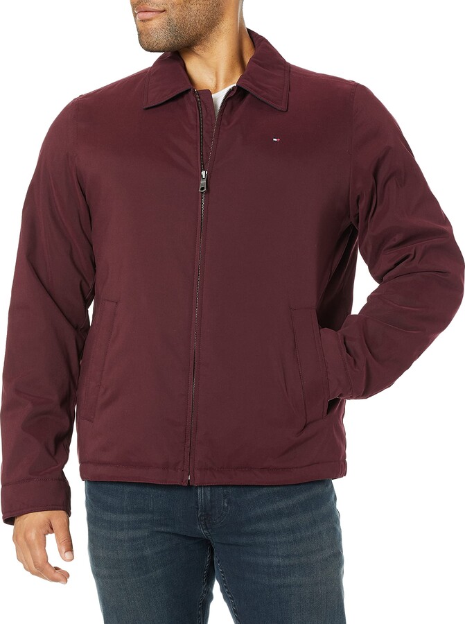 Tommy Hilfiger Men's Lightweight Microtwill Golf Jacket (Standard and