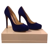 Thumbnail for your product : Nicholas Kirkwood Blue Suede Heels