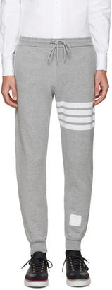Thom Browne Grey Cropped Lounge Pants