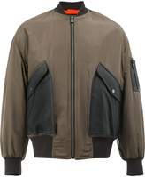 Thumbnail for your product : Drome contrast panel bomber jacket