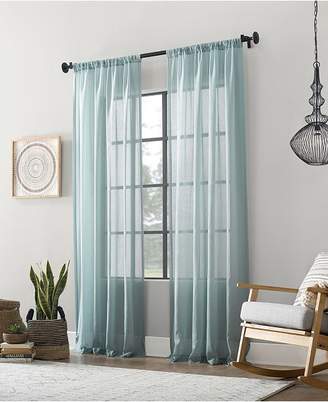 Archaeo Textured Cotton Blend Sheer Curtain, 54" W x 84" L