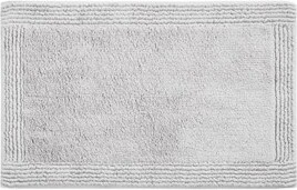 SEVOBALBathRugsandMatsCottonTuftedReversibleBathRugSoftandComfortableShagBathMatsforBathroomFloorGray34\