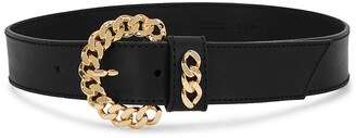Kate Cate Black Leather Belt
