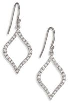 Thumbnail for your product : White Sapphire Pavé Marquis Drop Earrings