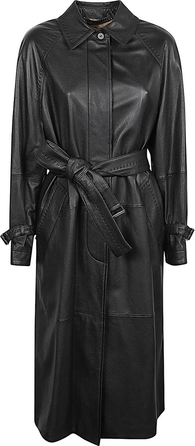 Leather Trench Coat