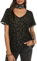 Thumbnail for your product : Scotch & Soda Cuffed Leopard Print Tee