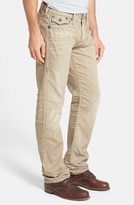 Thumbnail for your product : True Religion 'Ricky' Relaxed Fit Jeans (Khaki)