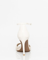 Thumbnail for your product : Le Château Faux Leather Ankle Strap Sandal