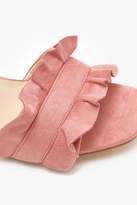 Thumbnail for your product : boohoo Frill Trim Mules