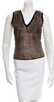 Thumbnail for your product : Sportmax Textured Silk Top