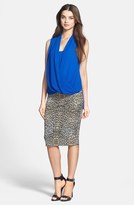 Thumbnail for your product : Vince Camuto Sleeveless Wrap Front Shirttail Blouse (Regular & Petite)