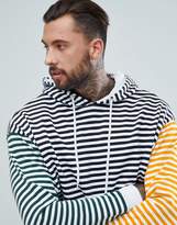Thumbnail for your product : ASOS Oversized Hoodie With Contrast Stripes