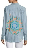 Thumbnail for your product : Rails Brett Cotton Starburst Embroidery Shirt
