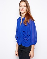Thumbnail for your product : Wal G Drape Front Blouse