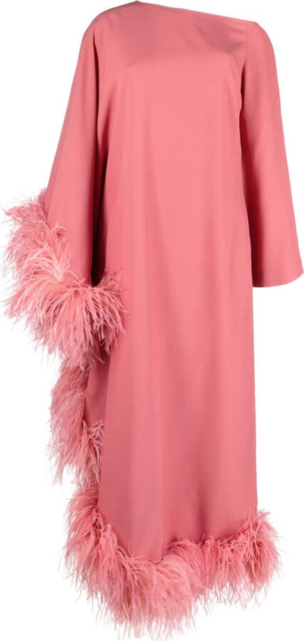 Women's ostrich feather dress