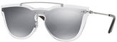 Thumbnail for your product : Valentino Glamgloss Mirrored Shield Sunglasses