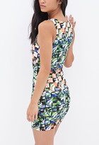 Thumbnail for your product : Forever 21 Floral Scuba Knit Dress