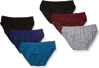 Hanes Men's Tagless Comfort Flex Fit Dyed Bikini, 6 Pack (Assorted) Men's Underwear
