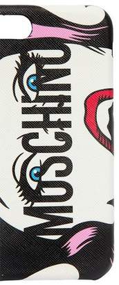 Moschino Eyes Logo Printed Iphone 8 Cover