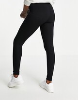 Thumbnail for your product : Pimkie seamless rib leggings in black