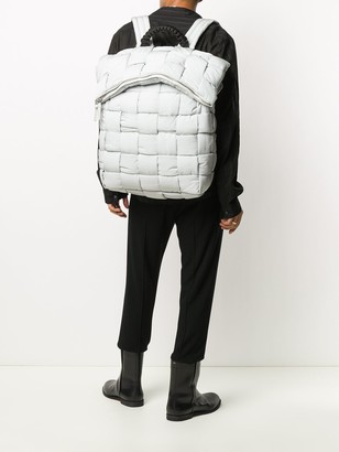 Bottega Veneta Fold-Top Padded Backpack