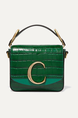chloe green purse