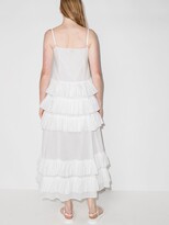 Thumbnail for your product : Molly Goddard Ruffle Skirt Midi Dress