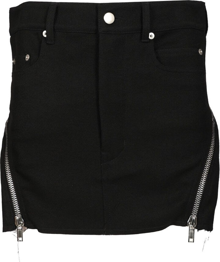 Rick Owens 'bolan Banana' Mini Skirt