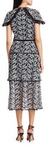Thumbnail for your product : ML Monique Lhuillier Embroidered Mesh Dress