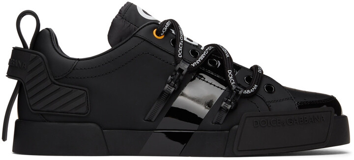 dolce gabbana portofino sneakers black