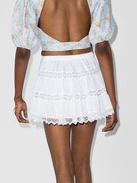Thumbnail for your product : Charo Ruiz Ibiza Greta lace-insert miniskirt