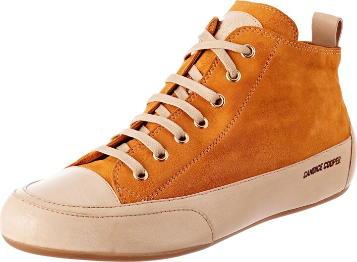 Damen Sneaker Candice Cooper Damen Orange Suede And Technical