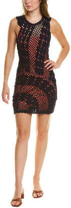Tsesay Crocheted Linen-Blend Slip Dress