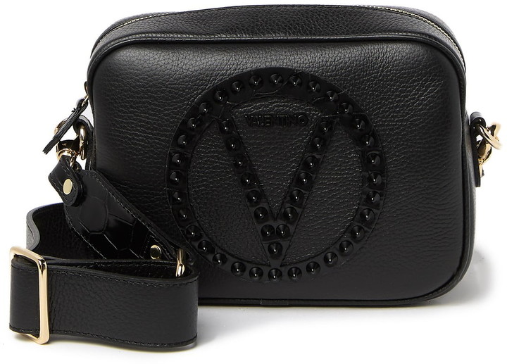 Mario Valentino Mia Rock Leather Crossbody Bag - ShopStyle