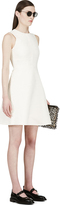 Thumbnail for your product : Proenza Schouler Ivory Crepe Wrinkle Effect Dress
