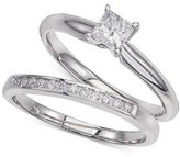 Thumbnail for your product : Macy's Diamond Solitaire Bridal Set (1/2 ct. t.w.) In 14k White Gold