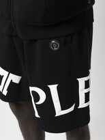 Thumbnail for your product : Plein Sport Logo-Print Track Shorts