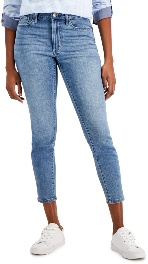Tommy Hilfiger Th Flex Curvy Fit Skinny Ankle Jeans - ShopStyle